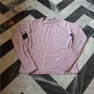 Swiftly Light Pink Long Sleeve Top